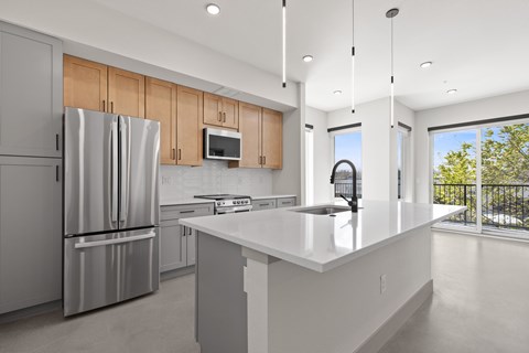 Floor plan for 2 beds, 2 baths, 991 sqft
